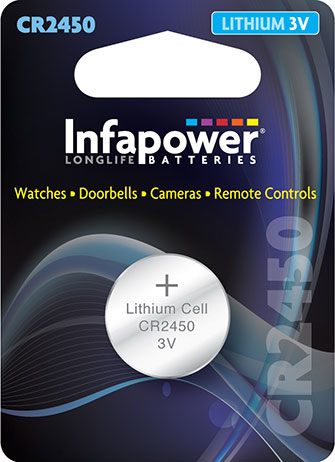 Infapower L910 household battery Single-use battery CR1620 Lithium