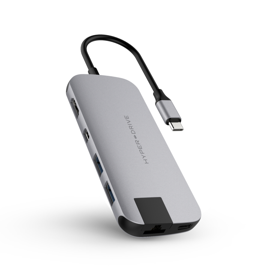 Image of Targus HyperDrive SLIM 8-in-1 USB-C - USB 3.2 Gen 1 (3.1 Gen 1)...