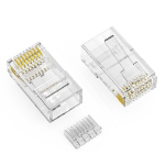 Axiom RJ45C5USI100-AX wire connector RJ-45 Transparent