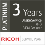 Ricoh 3 Year Platinum Service Plan (Low-Vol Production)