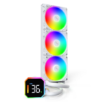 Montech HyperFlow Digital 360 Processor All-in-one liquid cooler 12 cm White 1 pc(s)