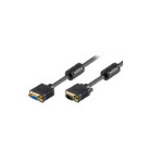 Microconnect MONGH5FB VGA cable 5 m VGA (D-Sub) Black