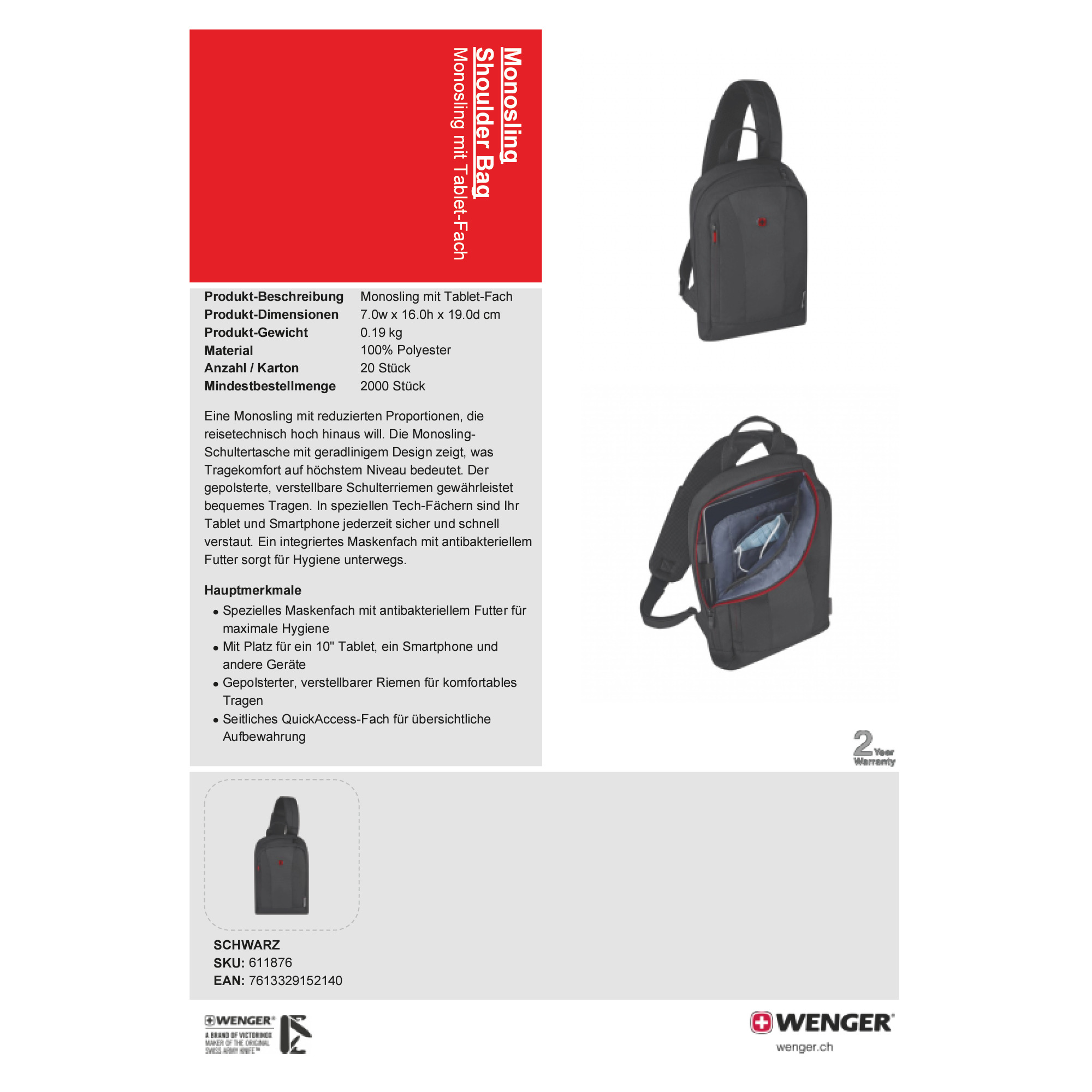 Swissgear monosling outlet