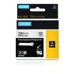 Dymo 622290 Ribbon POLYESTER   black on Transparent 19mm x 5,5m for Dymo Rhino 6-19mm/24mm