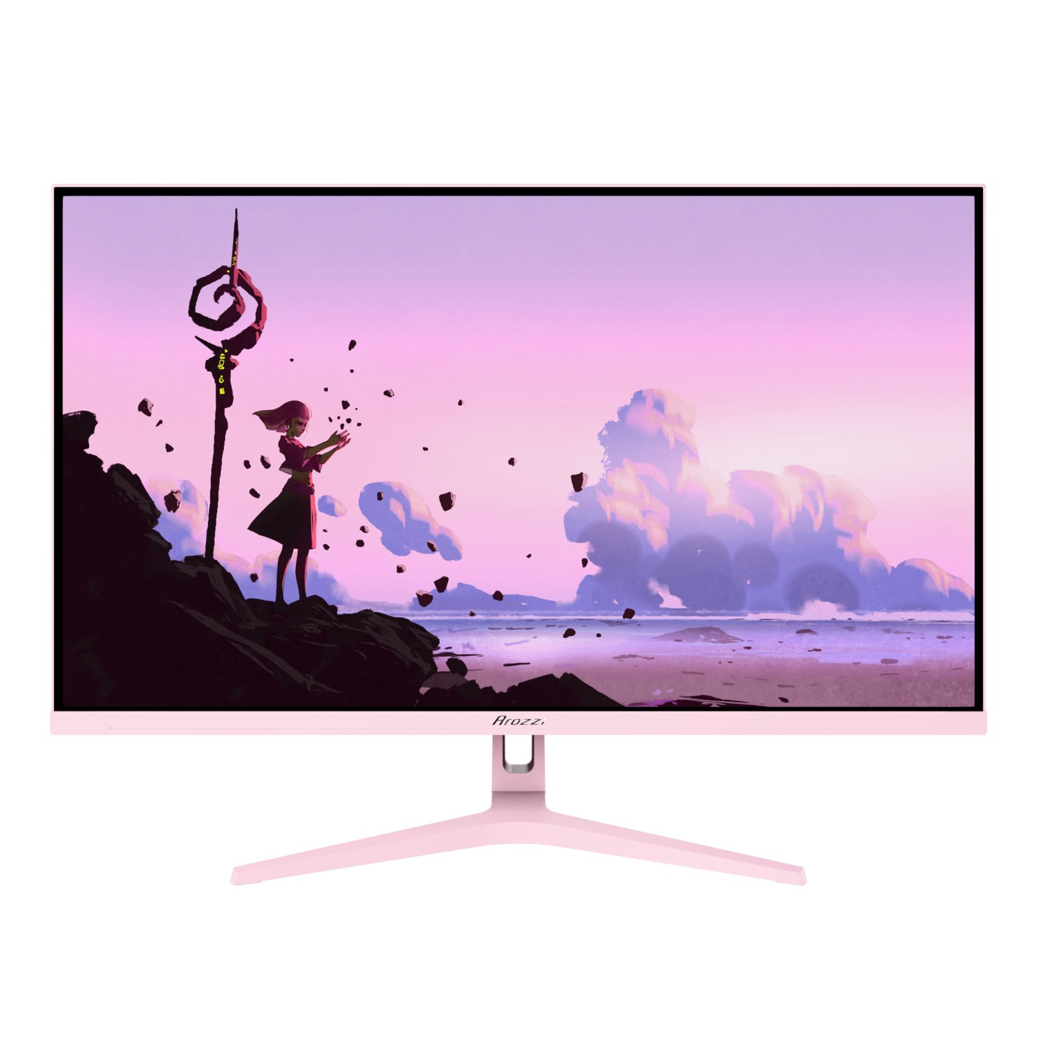 Arozzi Nova 32â€³ computer monitor 80 cm (31.5") 2560 x 1440 pixels Quad HD LED Pink