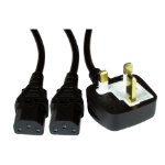 Cables Direct RB-333W power cable Black 1.8 m C13 coupler