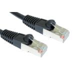 Cables Direct B5ST-300K networking cable Black 0.5 m Cat5e F/UTP (FTP)