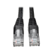 Tripp Lite N201-007-BK50BP Cat6 Gigabit Snagless Molded (UTP) Ethernet Cable (RJ45 M/M), PoE, Black, 7 ft. (2.13 m), 50-Piece Bulk Pack