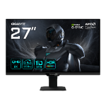 GIGABYTE G27Q20T 27” QHD Gaming Monitor - 2560 x 1440, 200Hz, 0.5ms, 350 cd/m², G-Sync Compatible, FreeSync Premium, HDR10, HDMI 2.0, Displayport 1.4