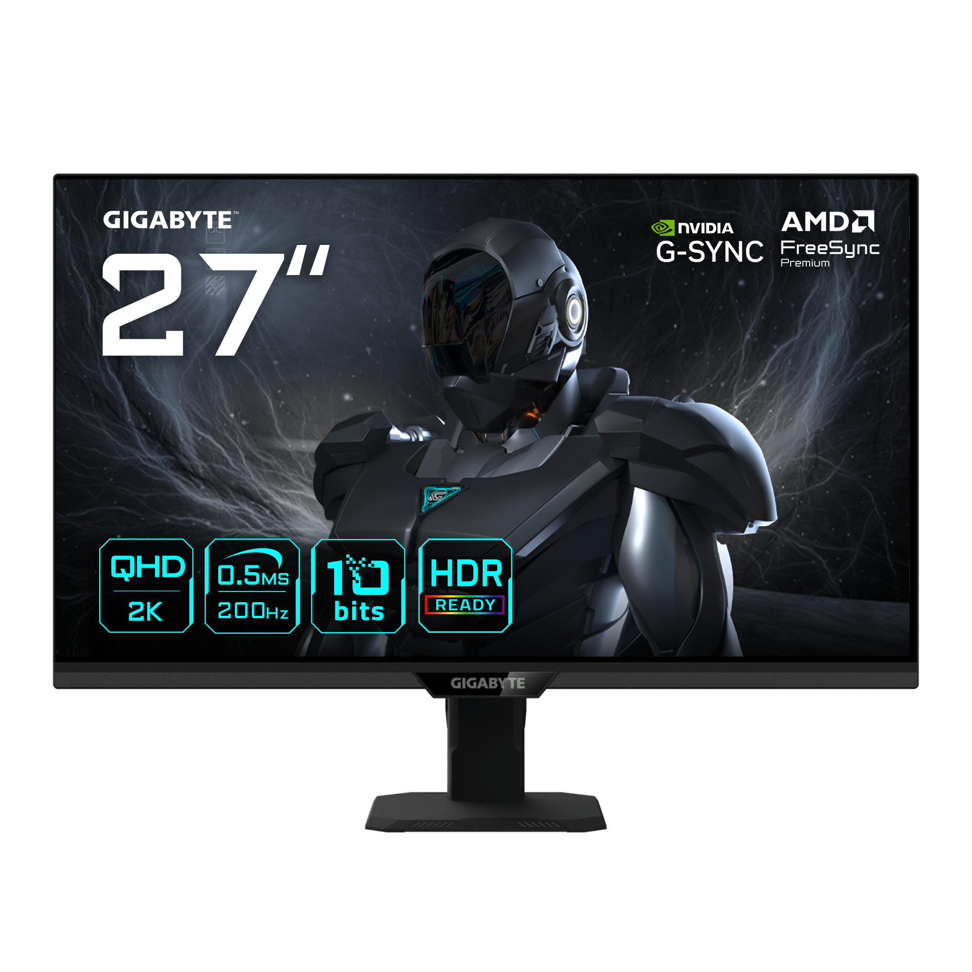 GIGABYTE G27Q20T 27” QHD Gaming Monitor - 2560 x 1440. 200Hz. 0.5ms. 3