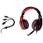 Tracer BATTLE HEROES Riot V2 Headset Wired Head-band Gaming USB Type-A Black, Red