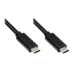 EXSYS EX-K1585-0.2 USB cable USB 3.2 Gen 1 (3.1 Gen 1) 0.2 m USB C Black