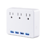 CyberPower P3WU surge protector White 3 AC outlet(s) 125 V