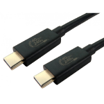 Cables Direct USB4-5100E USB cable 1 m USB4 Gen 2x2 USB C Black