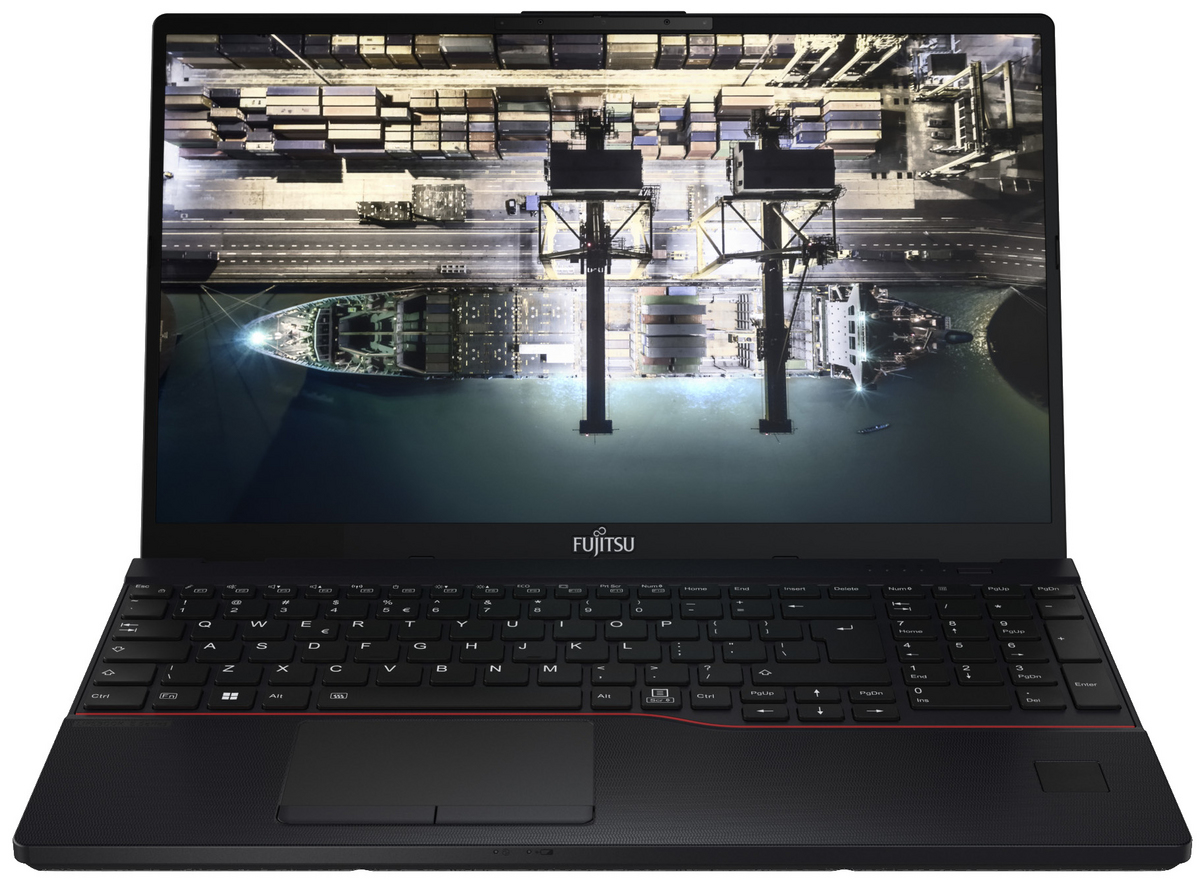 Fujitsu LIFEBOOK E5512A 5675U Notebook 39.6 cm (15.6") Full HD AMD Ryzen™ 5 PRO 16 GB DDR4-SDRAM 256 GB SSD Wi-Fi 6 (802.11ax) Windows 11 Pro Black