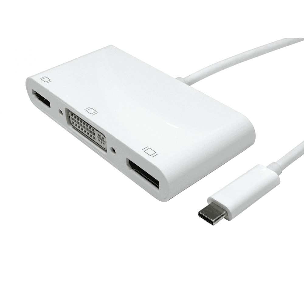 Cables Direct USB3C-HDD04 interface hub USB 3.2 Gen 1 (3.1 Gen 1) Type-C White