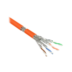 Alcasa Cat7, 25m networking cable Orange S/FTP (S-STP)