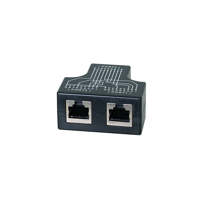 LogiLink Cable sharing adapter, shielded T-adapter 10/100BT