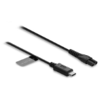 DeLOCK 91797 power cable Black 1.2 m USB C 2-pin