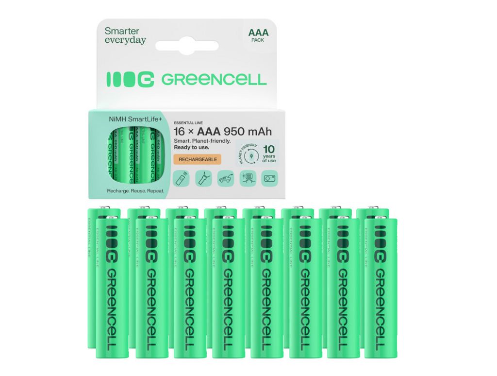 EU Product - 16x AAA HR03 950mAh Rechargeable Batteries thumbnail