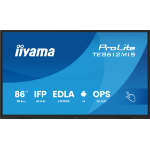 iiyama TE8612MIS-B4AG beeldkrant Digitale signage flatscreen 165,1 cm (65") LCD Wifi 400 cd/m² 4K Ultra HD Zwart Touchscreen Type processor Android 11 24/7