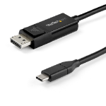 StarTech.com CDP2DP142MBD video cable adapter 78.7" (2 m) USB Type-C DisplayPort Black