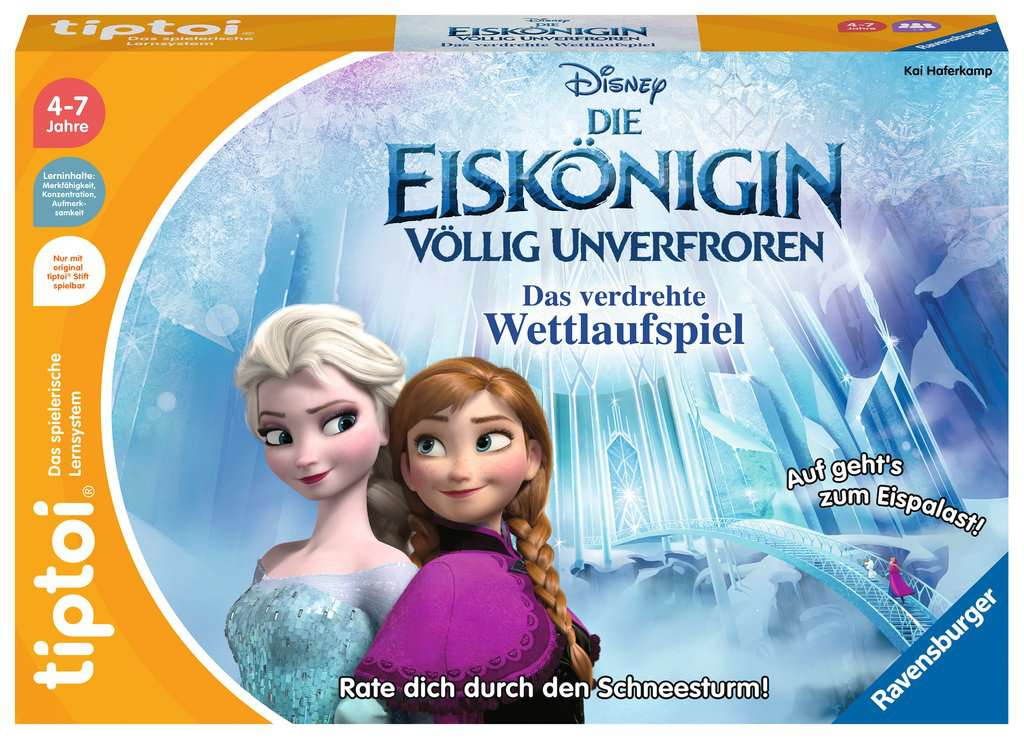 Image of RAVENSBURGER tiptoi Eiskönigin D.v.Wettlaufspiel ohne Stift
