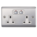 EnerGenie Smart 6 mm Double socket-outlet Silver