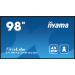 iiyama LH9875UHS-B2AG Signage Display Digital signage flat panel 2.48 m (97.5") LED Wi-Fi 500 cd/m² 4K Ultra HD Black Built-in processor Android 11 24/7