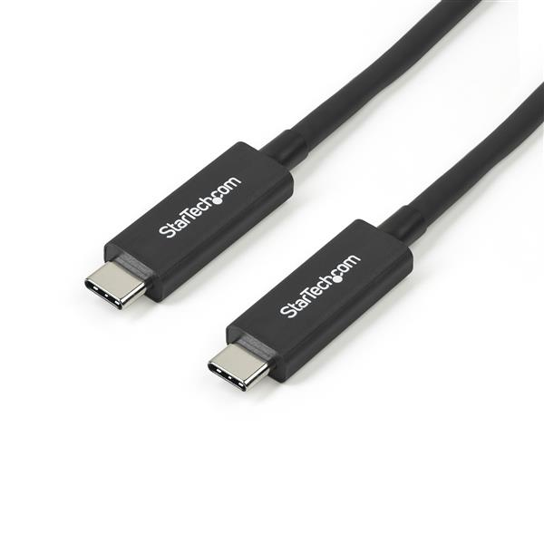 Image of StarTech.com 3 ft. (1 m) Thunderbolt 3 Cable with 100W Power...