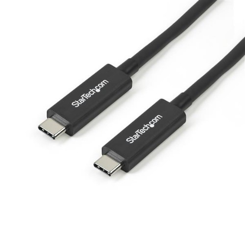 StarTech.com 3 ft. (1 m) Thunderbolt 3 Cable with 100W Power Delivery - 40Gbps
