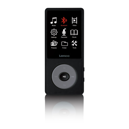 Xemio-860 MP3 player 8 GB Black, Grey
