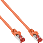 InLine Patch Cable S/FTP PiMF Cat.6 250MHz PVC copper orange 5m