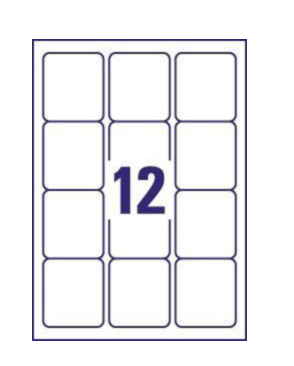 Avery L7164-100 addressing label White Self-adhesive label