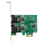 StarTech.com Carte réseau PCI Express à 2 ports Gigabit Ethernet - Adaptateur NIC PCIe GbE