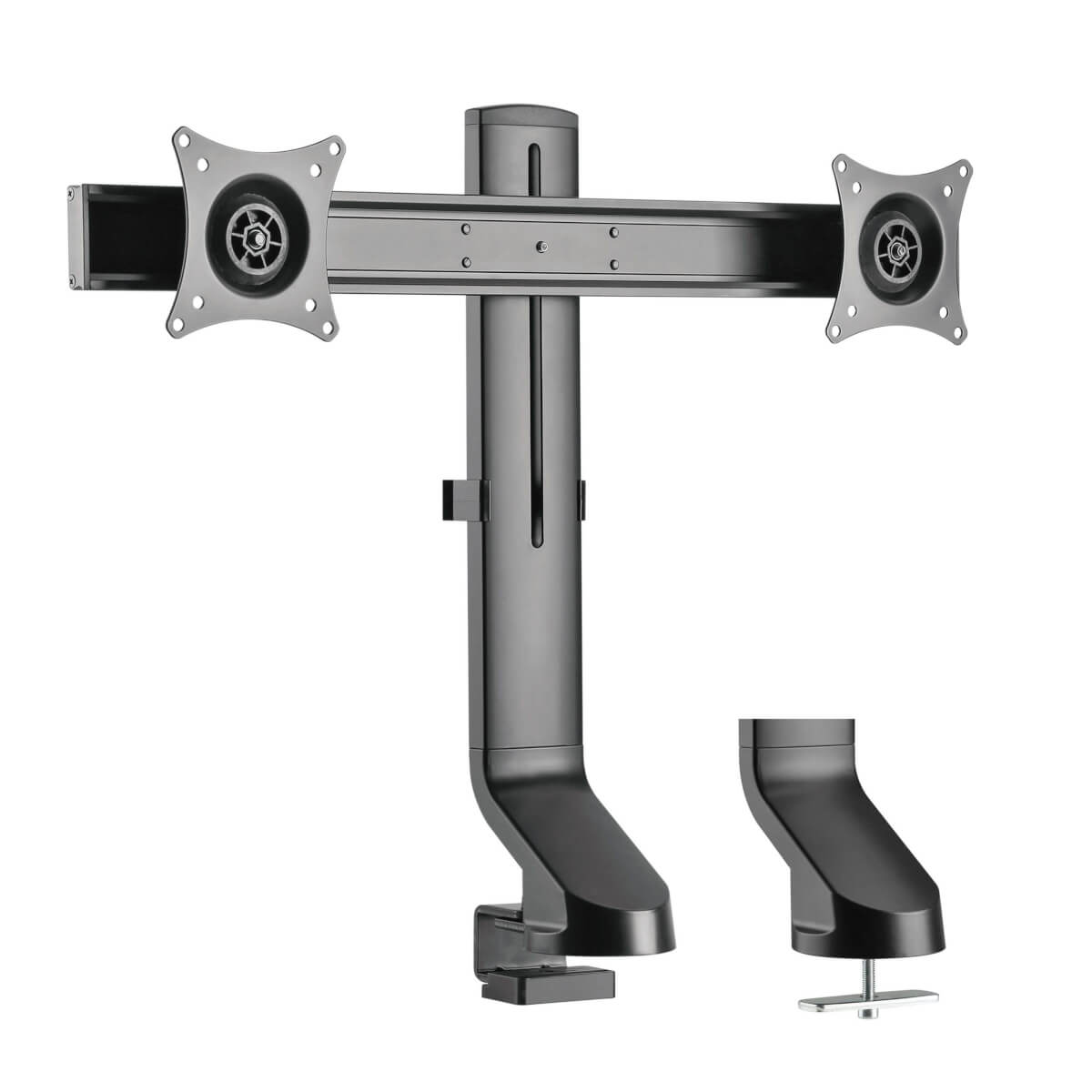 Image of Tripp Lite DDR1727DC Dual-Display Monitor Arm with Desk Clamp and...