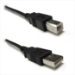 Weltron 15ft USB cable USB 2.0 179.9" (4.57 m) USB A USB B Black