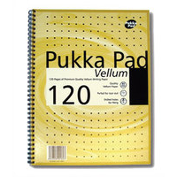 Image of Pukka Pukka Pad Vellum A4 Wirebound Card Cover Ruled 120 Pages...