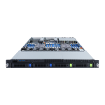 Gigabyte R182-34A Intel C621A LGA 4189 Rack (1U) Zwart