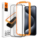SPIGEN EU Product - iPhone 15 Pro Tempered Alm Glass Fc  2-Pack - Black