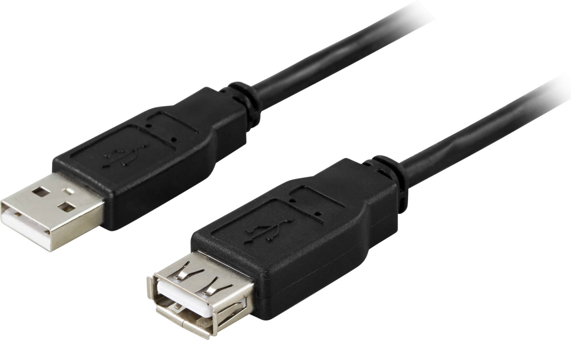 EU Product - USB 2.0 Cable Type A - Type A, Black, 1m thumbnail