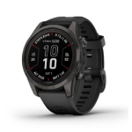 Garmin fēnix 7S Pro 1.2" MIP 42 mm Digital 240 x 240 pixels Touchscreen Black Wi-Fi GPS (satellite)