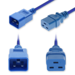 AddOn Networks ADD-C202C19C12G6FBE power cable Blue 70.9" (1.8 m) IEC C20 IEC C19