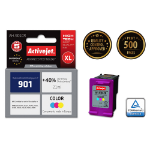 Activejet AH-901CR ink (replacement for HP 901 CC656AE; Premium; 21 ml; color)