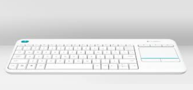 Logitech K400 Plus keyboard RF Wireless QWERTY UK English White