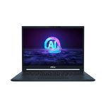 MSI Stealth 14 AI STUDIO A1VGG-089 Intel Core Ultra 9 185H Laptop 14" 2.8K 64 GB DDR5-SDRAM 1 TB SSD NVIDIA GeForce RTX 4070 Wi-Fi 7 (802.11be) Windows 11 Pro Blue