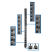 Tripp Lite PDU3V602D354B power distribution unit (PDU) 54 AC outlet(s) 0U Black