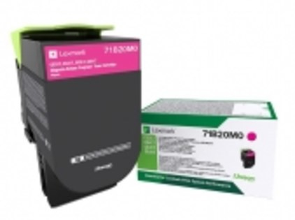 Image of Lexmark 71B20M0 Toner-kit magenta return program, 2.3K pages...