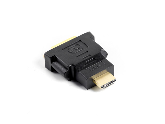Lanberg AD-0014-BK kabelomvandlare (hane/hona) HDMI DVI-D (F) (24 + 5) Svart