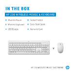 HP 230 Wireless Mouse and Keyboard Combo